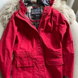Barbour rain jacket size 4